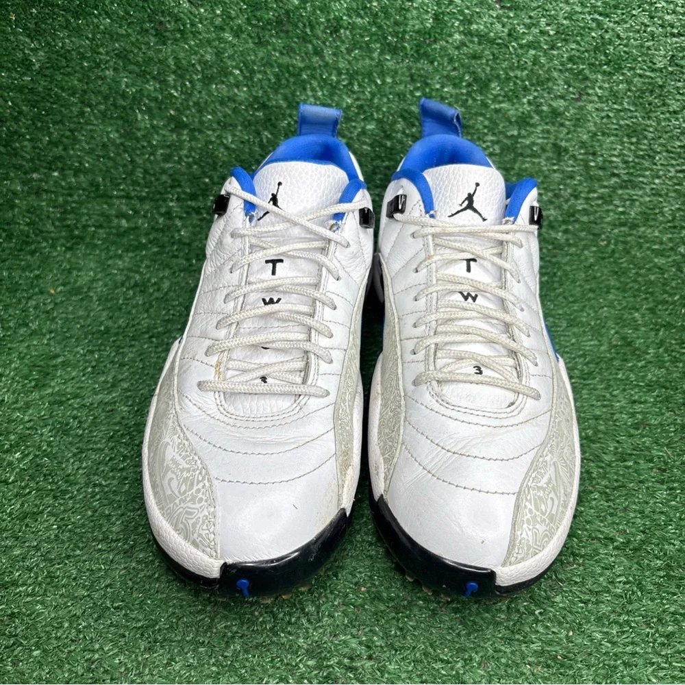 Air Jordan 12 Golf Low‎ White Game Royal Men's Size 8